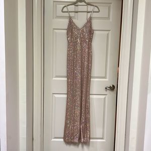 Stunning Lovely Day Women’s Medium Pink Sequence Dress Perfect Special Occasion!